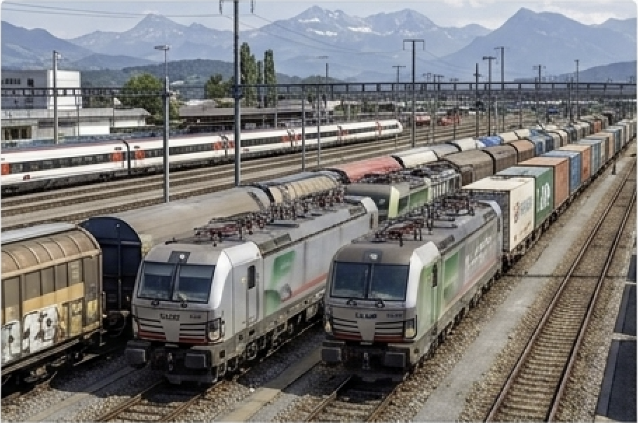 Nationaler & internationaler Schienengüterverkehr im Europäischen Wirtschaftsraum.